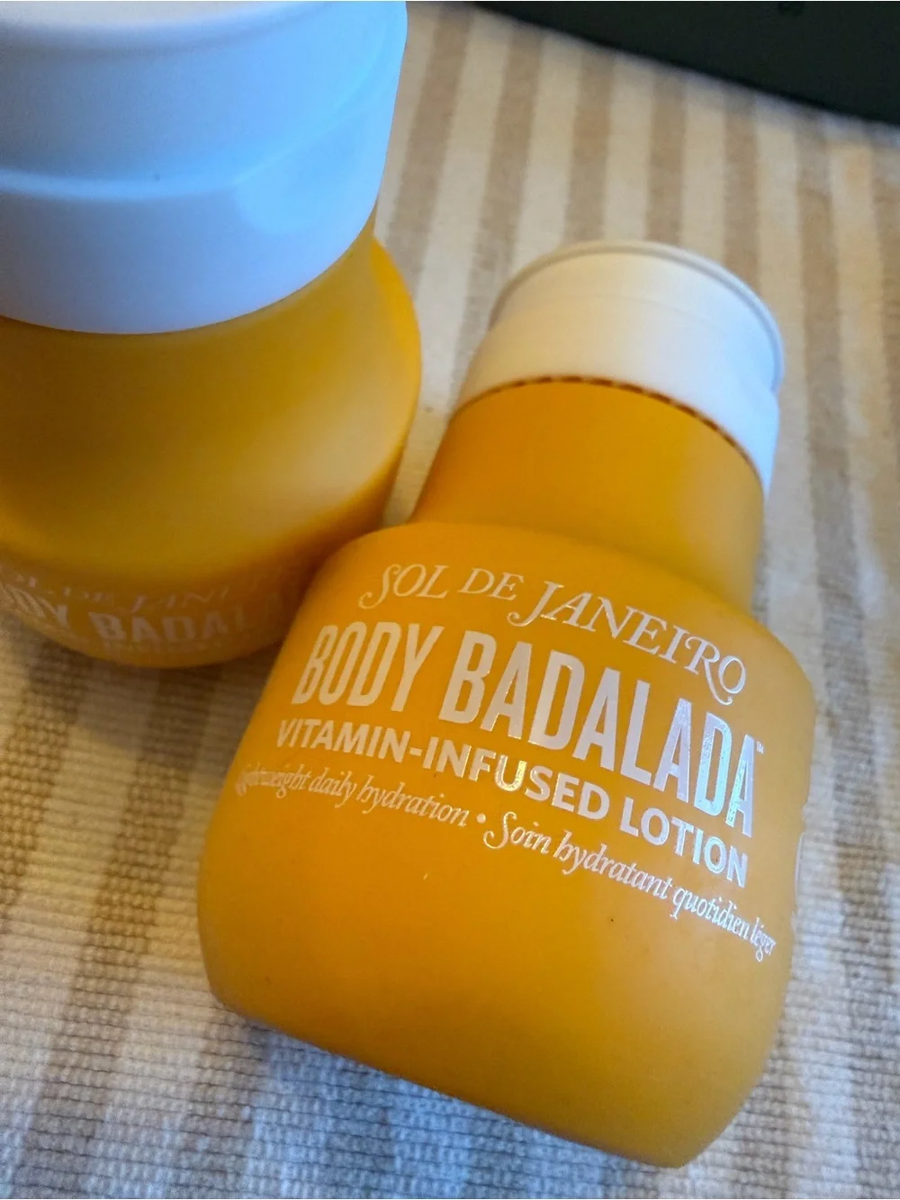 Sol de Janeiro Body Badalada Lotion in Bright Yellow and White